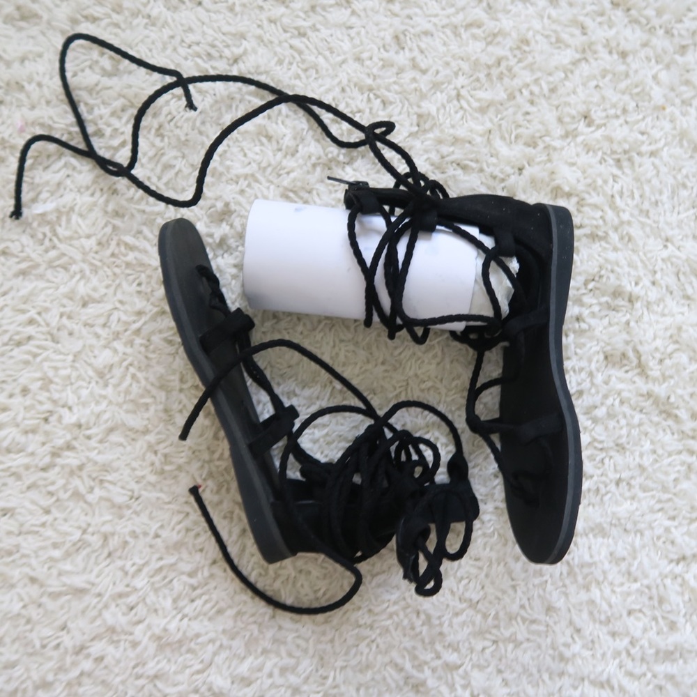 JEFFREY CAMPBELL HOLA GLADIATOR SANDALS